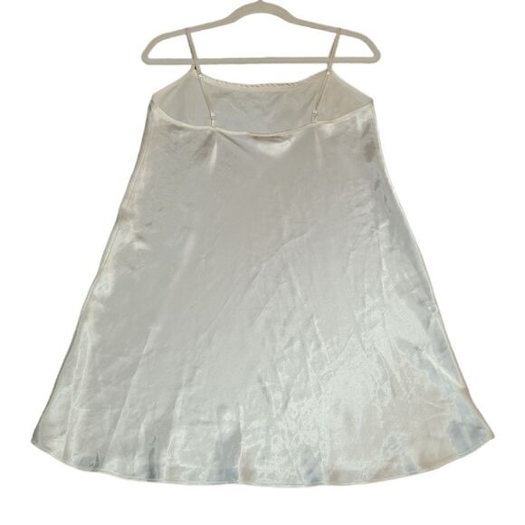 Vintage Cruz Eggshell White Chemise Slip Dress Nightgown OS - Picture 5 of 11